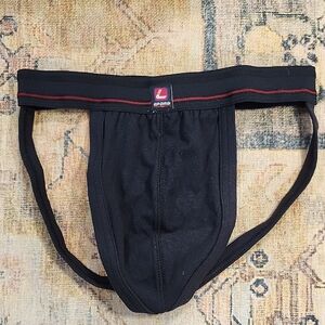 H&M Black Jock Strap with Red Stripe Very Rare
